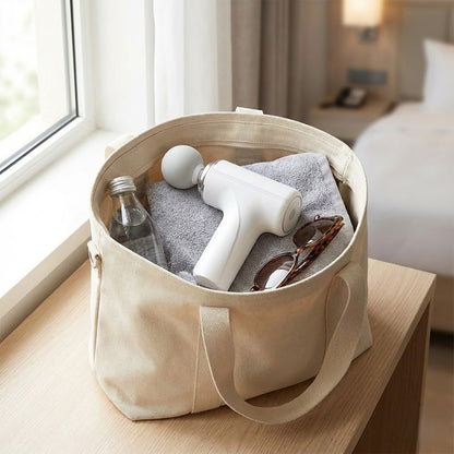 Portable Electric Massage Gun – 4 Heads, 6 Speeds & LED Muscle Relief