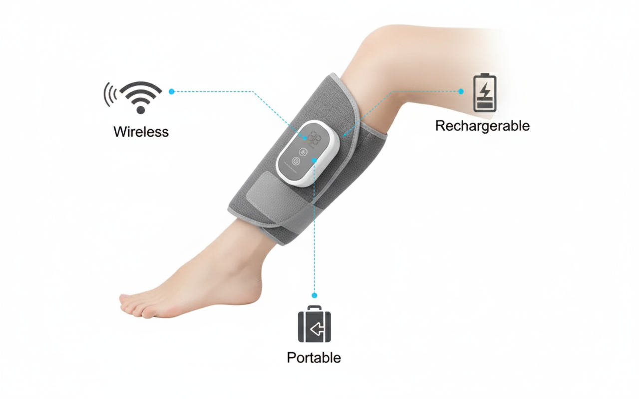 2-in-1 Air Compression Leg & Arm Massager