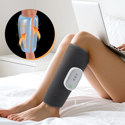 Electric Leg Massager Wireless Rechargeable Air Compression Calf Massage Relax Leg 3 Modes 360° Air Pressure Air Bag Leg Massage