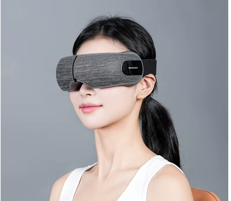 Heated Air Pressure Eye Massager with Vibration & Bluetooth Music