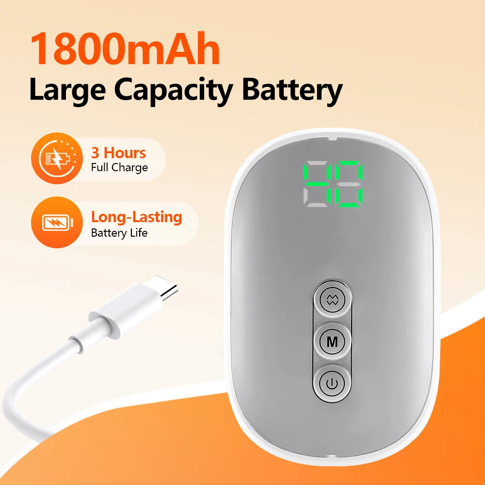 Electric Leg Massager Wireless Rechargeable Air Compression Calf Massage Relax Leg 3 Modes 360° Air Pressure Air Bag Leg Massage